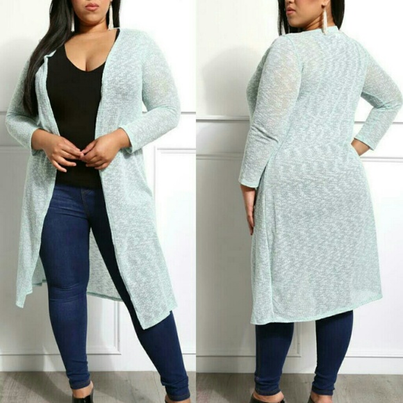 Mint Knit Cardigan - Picture 2 of 4